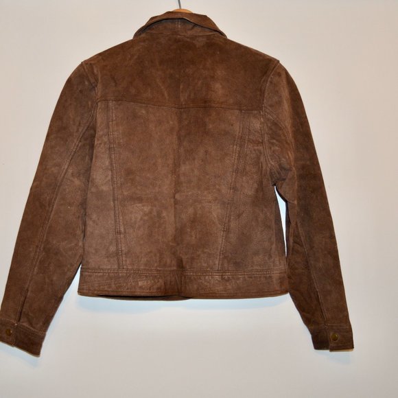 Dalia Suede Leather Jacket/Biker Jacket - Picture 6 of 7